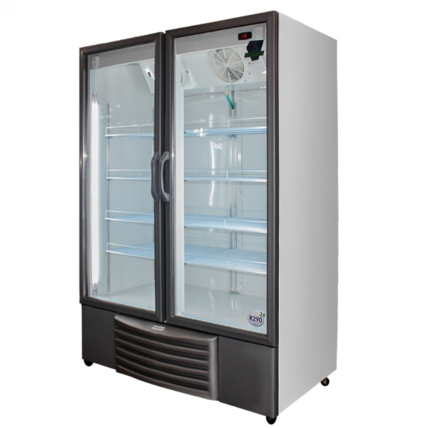 Vitrina Vertical Refrigerada Puertas Litros Inducol