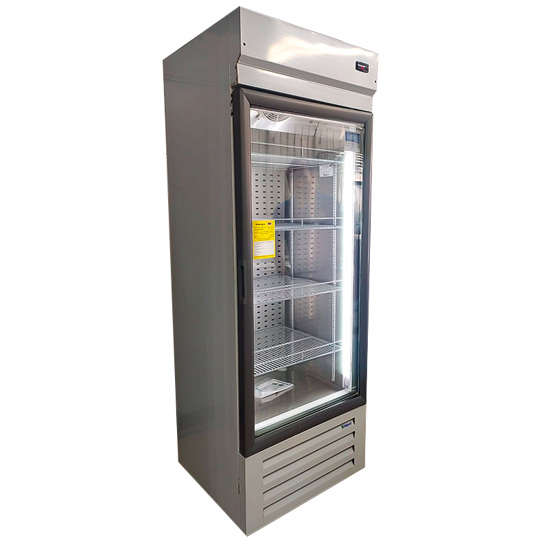 Congelador vertical pequeño 150 litros, acabado INOX IBER-A25-Inox-C