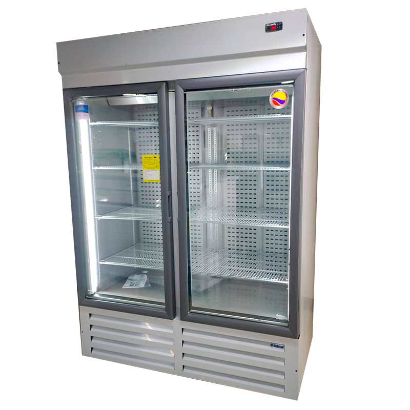 Congelador vertical industrial con 2 puertas de acero│Hoshizaki - Jopco  Equipos y Productos para Hoteles y Restaurantes