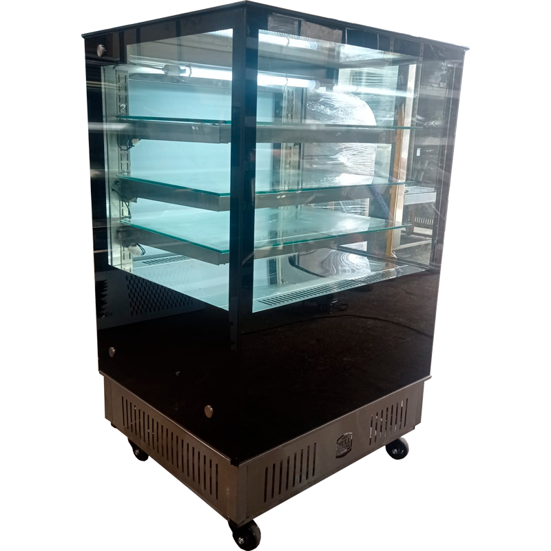 Vitrina Pastelera Fría de 80 con 3 Niveles Cm en Acero Inoxidable – RPR-80-3L